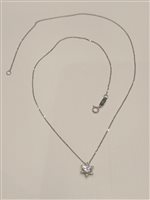 Necklace Duezeta Woman in White Gold GIOBFZIRC2ZM6